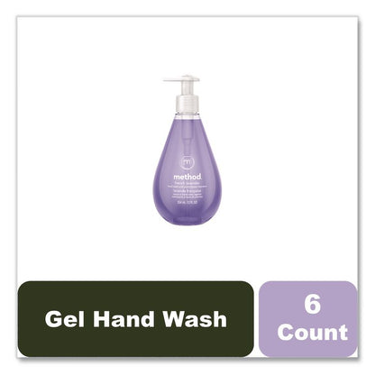Gel Hand Wash, French Lavender Scent, 12 oz, 6/Carton