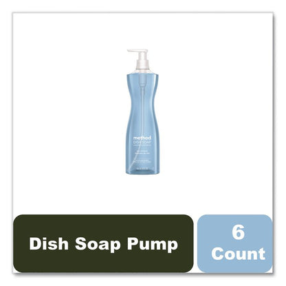 Dish Soap Pump, Hour-Glass Bottle Shape, Sea Minerals Scent, 18 oz Pump Bottle, 6/Carton
