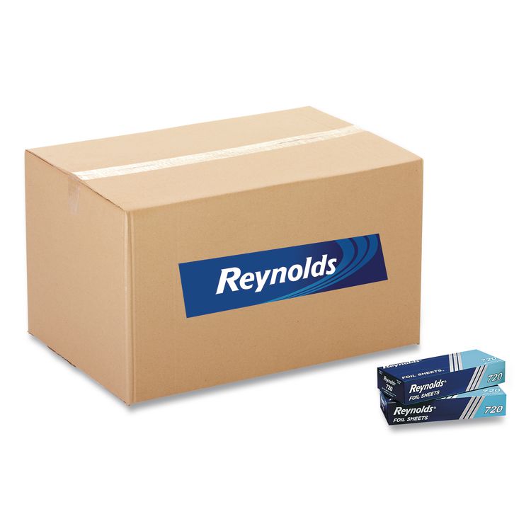 Pop-Up Interfolded Aluminum Foil Sheets, 10.75 x 12, 200/Box, 12 Boxes/Carton