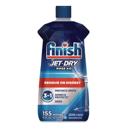 Jet-Dry Rinse Agent, 16 oz Bottle, 6/Carton