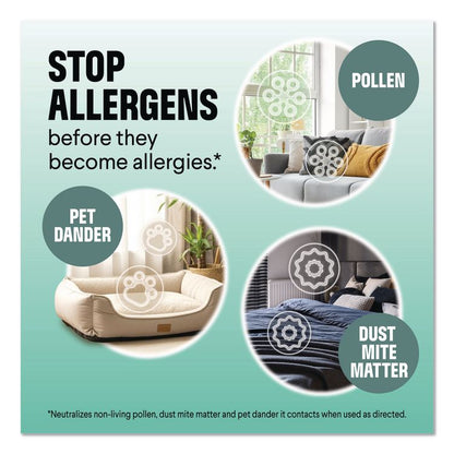 PURE Allergen Neutralizer Fabric and Carpet Spray, Clean Breeze Scent, 26 oz Spray Bottle, 6/Carton