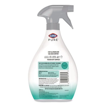 PURE Allergen Neutralizer Fabric and Carpet Spray, Clean Breeze Scent, 26 oz Spray Bottle, 6/Carton