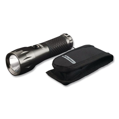 LED Tactical Flashlight, 3 AAA Batteries (Included), Silver