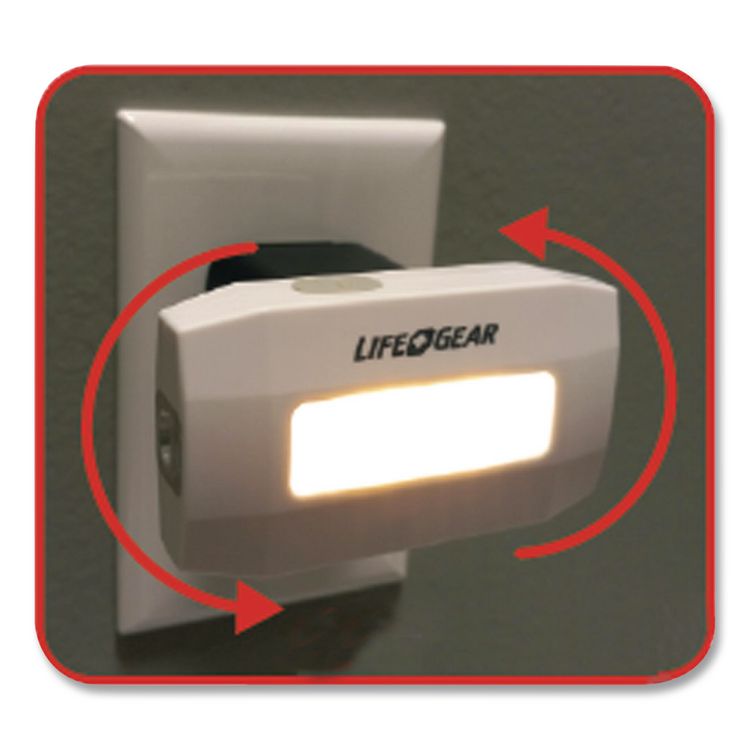 LifeGear USB Rechargeable Multi-Mode Safety Light, White