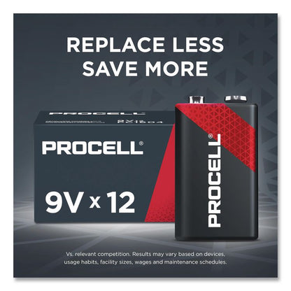 Professional Alkaline 9V Batteries, 12/Box