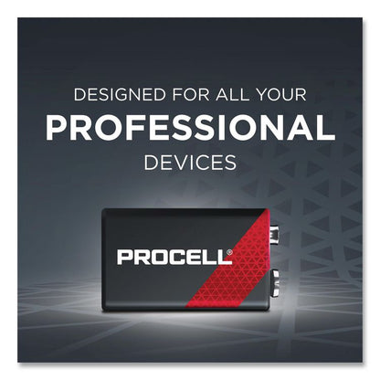 Professional Alkaline 9V Batteries, 12/Box