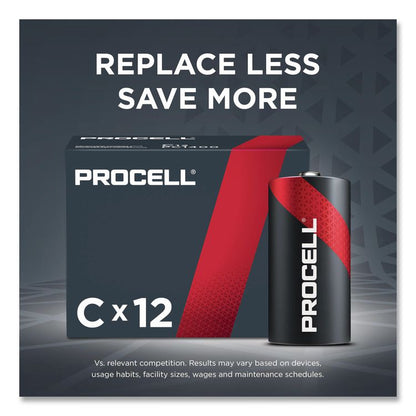 Professional Alkaline C Batteries, 12/Box