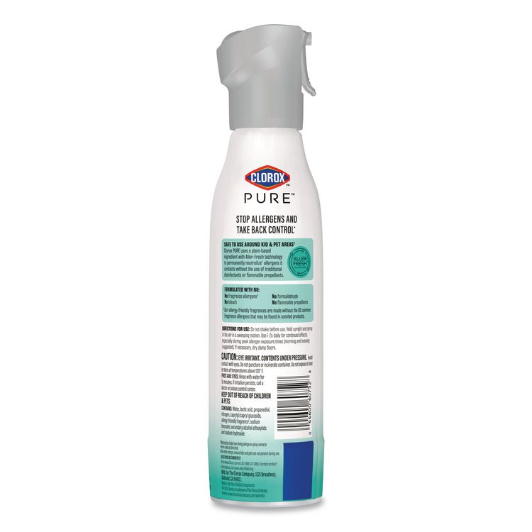 PURE Allergen Neutralizer Daily Air Spray, Clean Breeze, 8 oz Aerosol Spray, 6/Carton