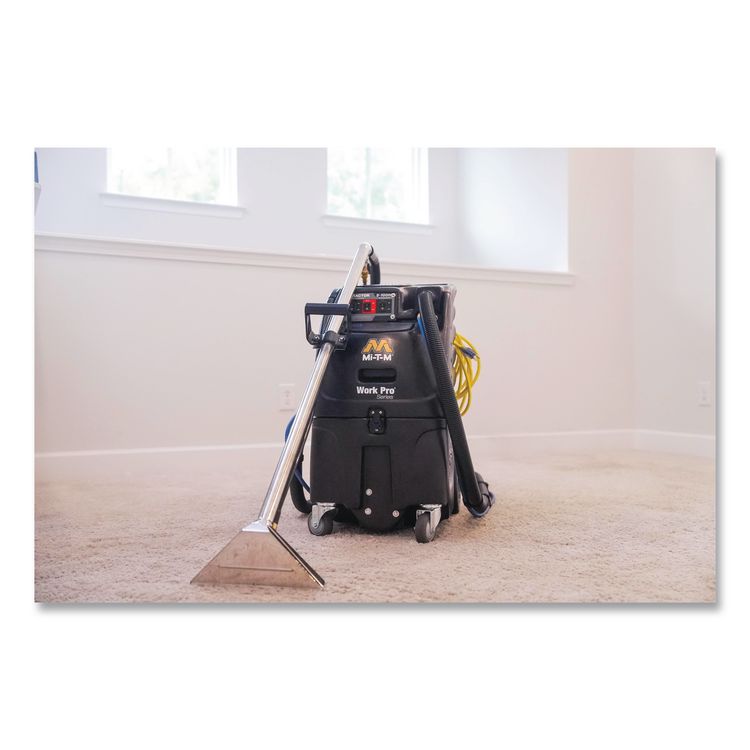 Work Pro 6 Gallon Heated Carpet Extractor, 6 gal Capacity, 0.5 ft Cord