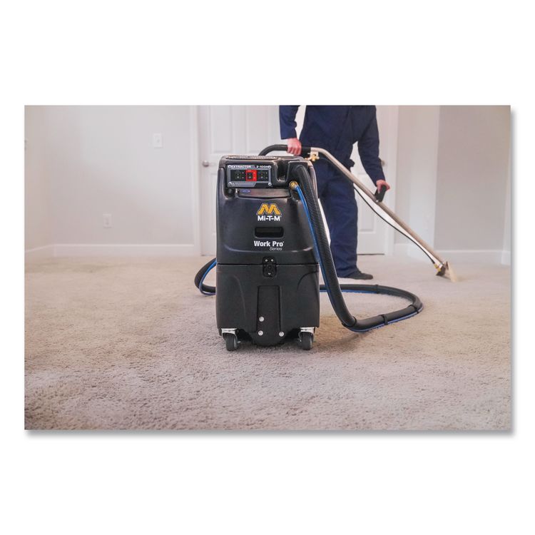 Work Pro Heated 12 Gallon Carpet Extractor, 12 gal Capacity, 6" Cord