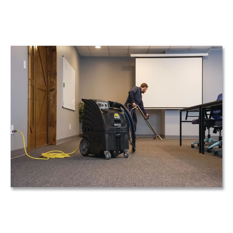 Work Pro Heated 12 Gallon Carpet Extractor, 12 gal Capacity, 6" Cord