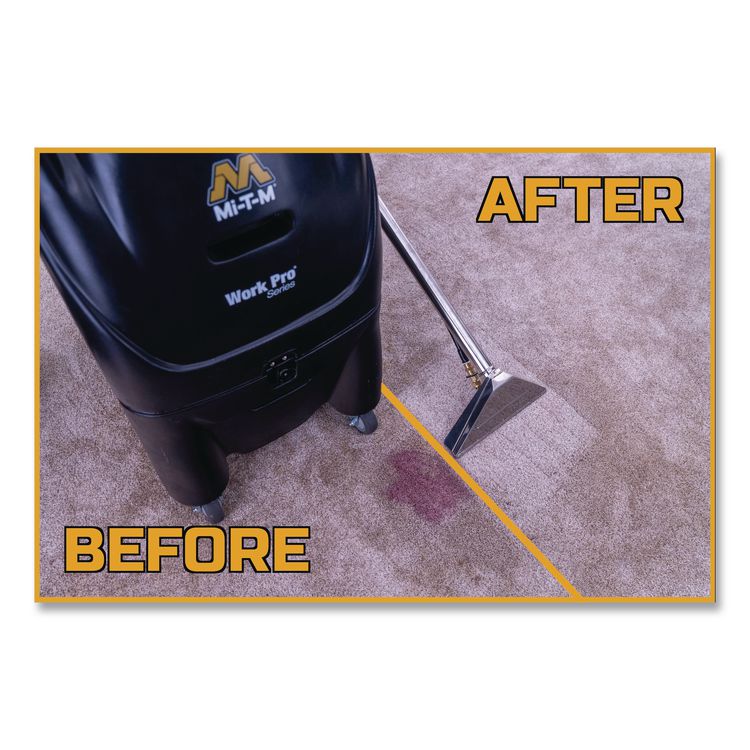Work Pro Heated 12 Gallon Carpet Extractor, 12 gal Capacity, 6" Cord