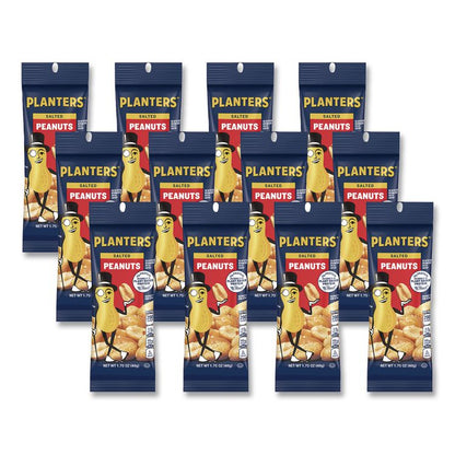 Salted Peanuts, 1.75 oz Pack, 12/Box