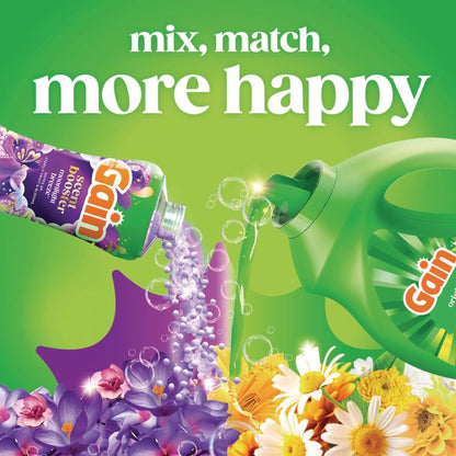 Liquid Laundry Detergent, Gain Original Scent, 19 Loads, 25 oz Bottle, 6/Carton