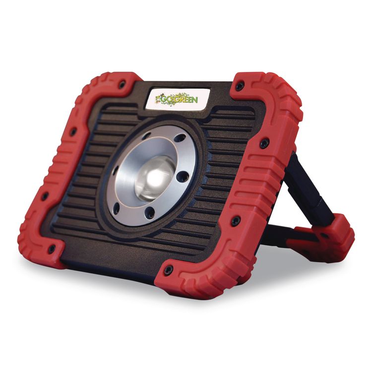 Cyclops Work Light, Integrated LED Bulb, 6.75 x 2.5 x 5, Red/Black