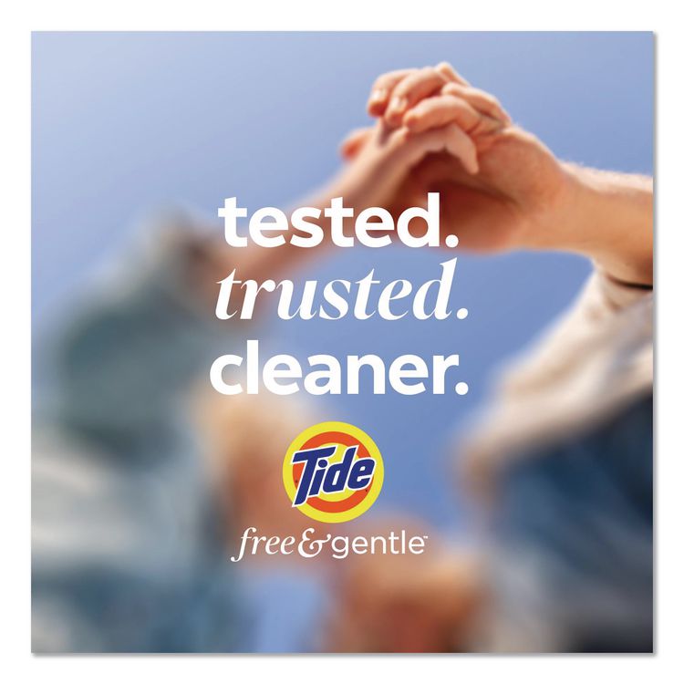 Free and Gentle Liquid Laundry Detergent, HE Compatible, 100 Loads, 132 oz Bottle, 4/Carton