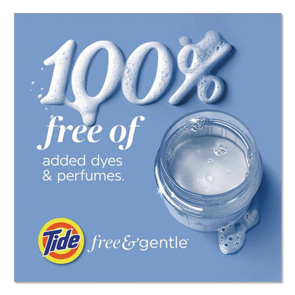 Free and Gentle Liquid Laundry Detergent, HE Compatible, 100 Loads, 132 oz Bottle, 4/Carton
