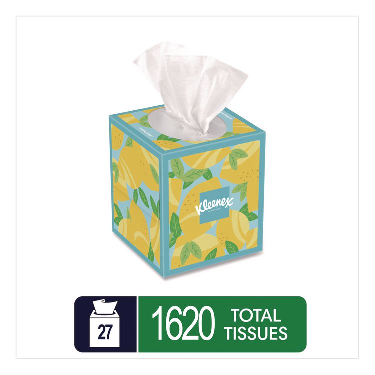 Soothing Lotion Facial Tissue, 3-Ply, White, 60 Sheets/Box, 27 Boxes/Carton