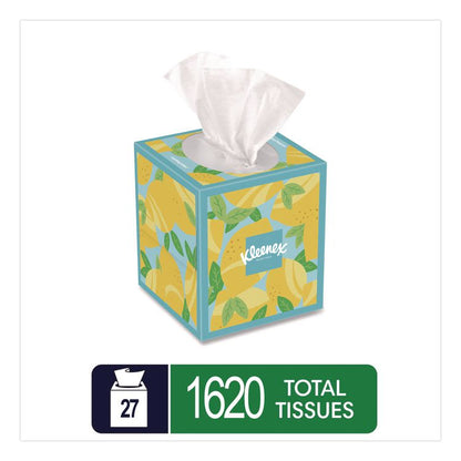 Soothing Lotion Facial Tissue, 3-Ply, White, 60 Sheets/Box, 27 Boxes/Carton