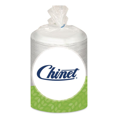 Paper Dinnerware, Plate, 6" dia, White, 125/Pack