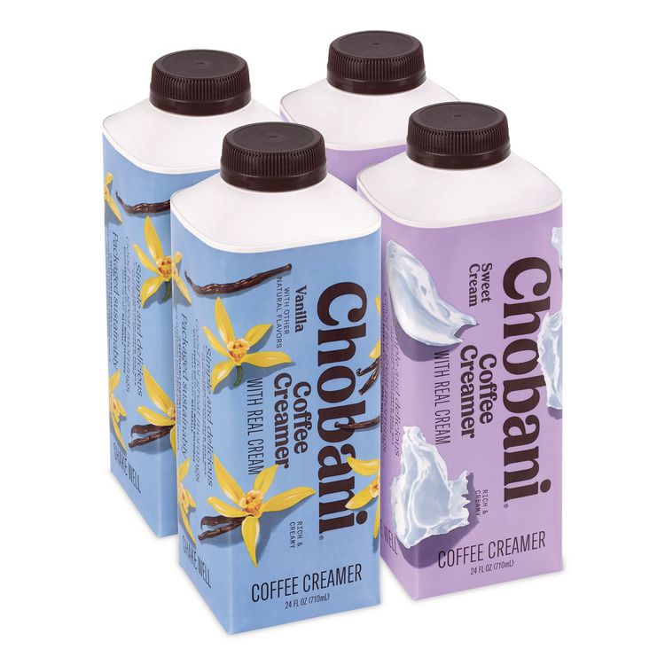 Creamer Variety Pack, Sweet Cream/Vanilla, 24 oz Container, 4/Carton