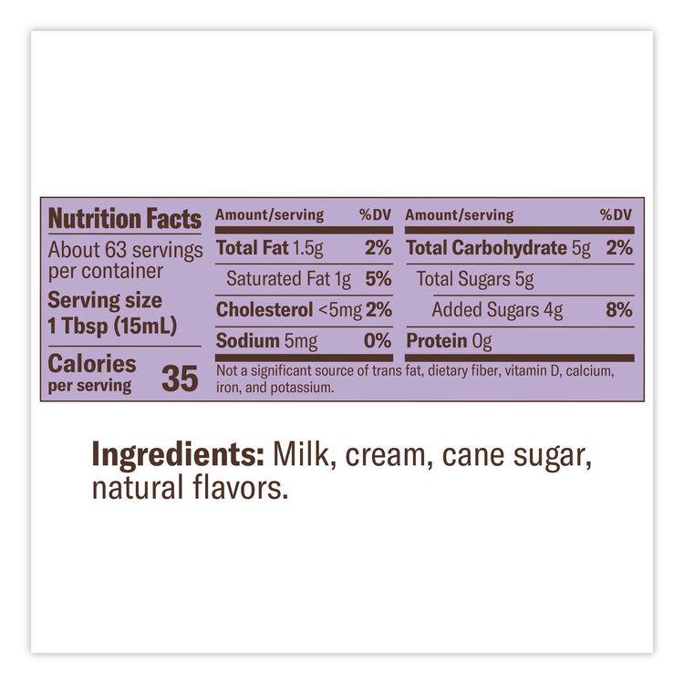 Creamer Variety Pack, Sweet Cream/Vanilla, 24 oz Container, 4/Carton