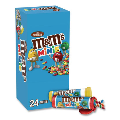 Milk Chocolate Mini Tubes, 1.08 oz, 24 Tubes/Box