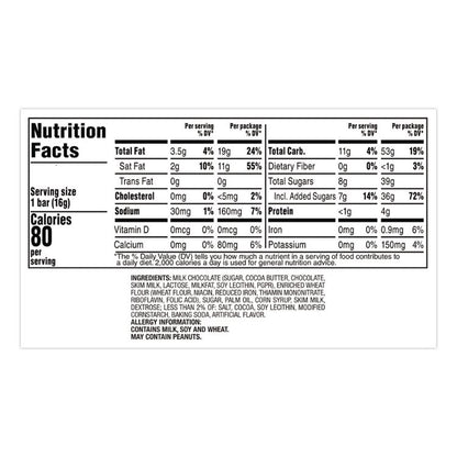 Cookie Bars, Fun Size, 10.83 oz Bag, 4 Bags/Box