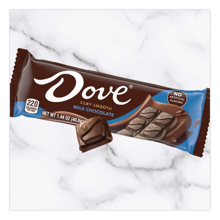 Milk Chocolate Bars, 1.44 oz, 18 Bars/Carton