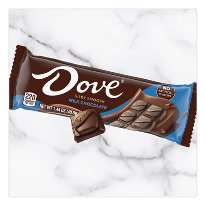 Milk Chocolate Bars, 1.44 oz, 18 Bars/Carton