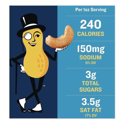 Salted Cashews, 1.5 oz Packs, 18 Packs/Box
