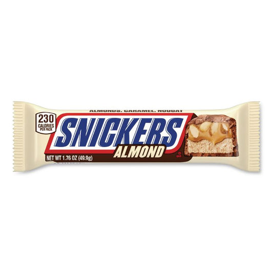 Almond Bar, 1.76 oz Bar, 24 Bars/Box