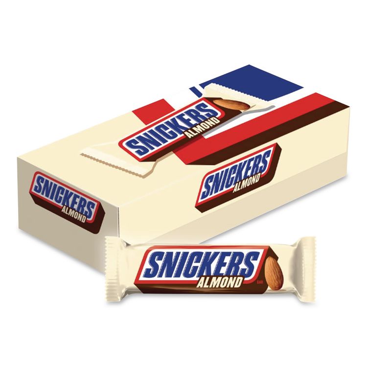 Almond Bar, 1.76 oz Bar, 24 Bars/Box