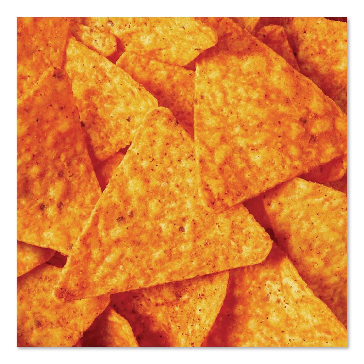 Nacho Cheese Tortilla Chips, 1 oz Snack Bag, 50/Carton
