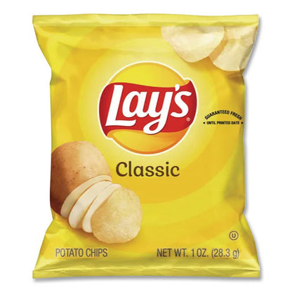 Regular Potato Chips, Classic Flavor, 1 oz Bag, 50/Carton