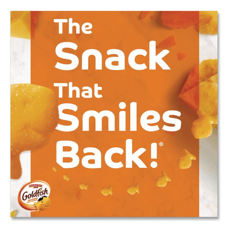 Goldfish Crackers, Cheddar, 1.5 oz Bag, 30 Bags/Box