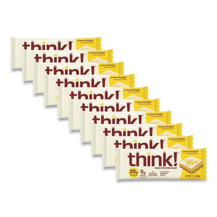 High Protein Bars, Lemon Delight, 2.1 oz Bar, 10 Bars/Carton