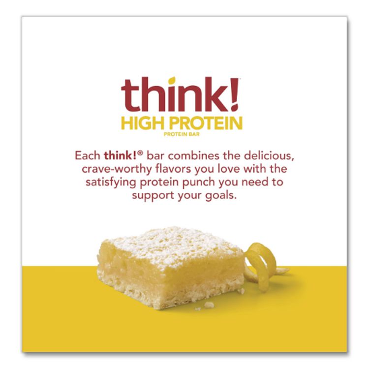 High Protein Bars, Lemon Delight, 2.1 oz Bar, 10 Bars/Carton