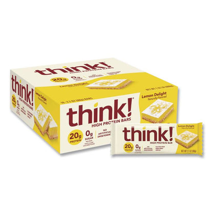 High Protein Bars, Lemon Delight, 2.1 oz Bar, 10 Bars/Carton
