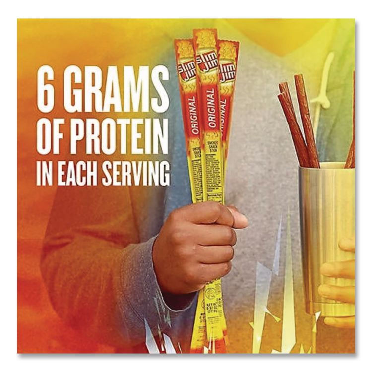 Beef Jerky Meat Sticks Original, 0.28 oz Stick, 120 Sticks/Box