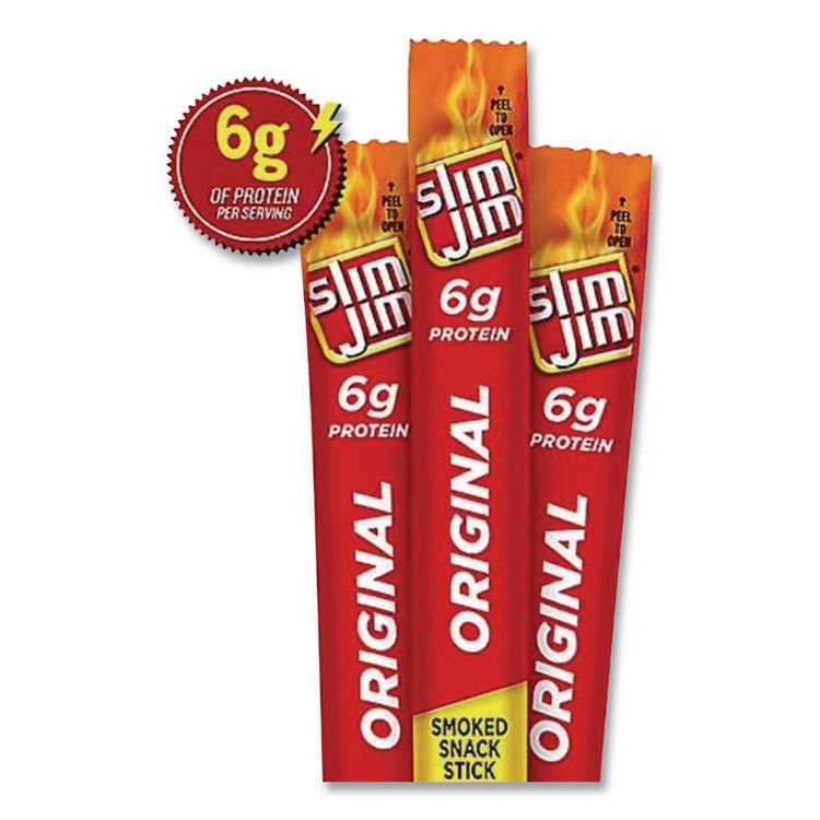 Beef Jerky Meat Sticks Original, 0.28 oz Stick, 120 Sticks/Box