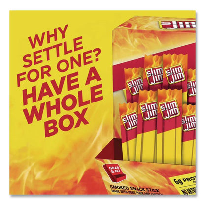 Beef Jerky Meat Sticks Original, 0.28 oz Stick, 120 Sticks/Box