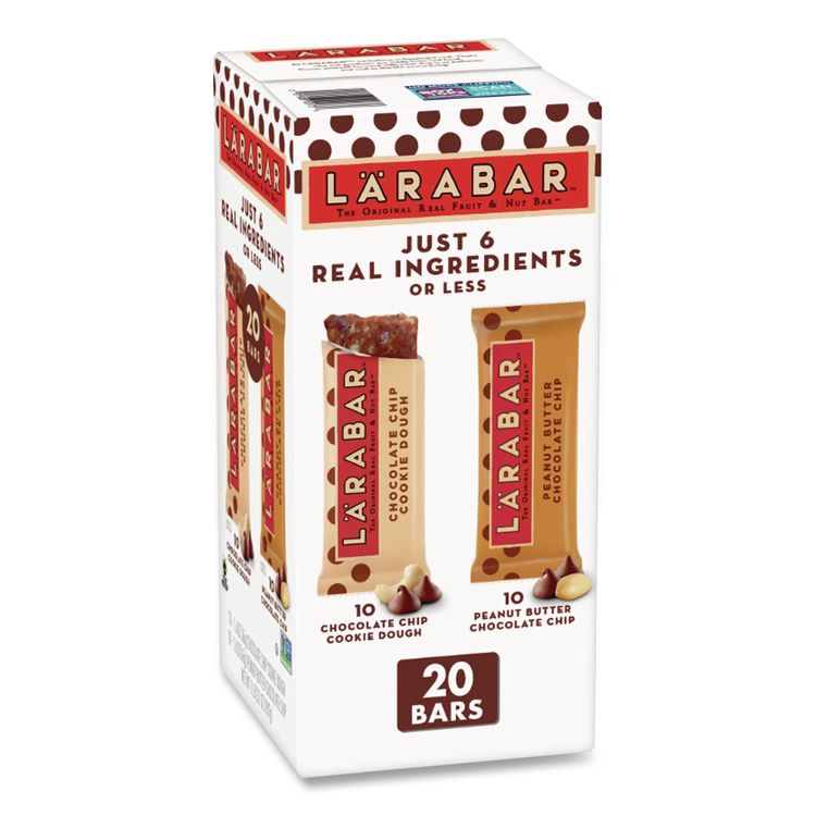 The Original Fruit and Nut Food Bar, Assorted Flavors, 1.6 oz Bar, 20 Bars/Box