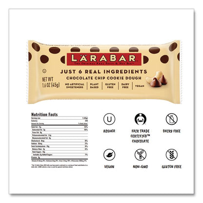 The Original Fruit and Nut Food Bar, Assorted Flavors, 1.6 oz Bar, 20 Bars/Box