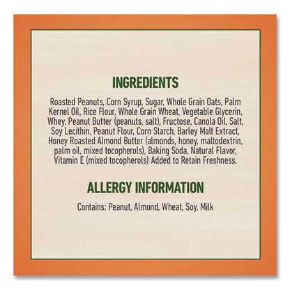 Granola Bars, Sweet and Salty Peanut, 1.2 oz Pouch, 48/Box