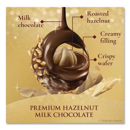 Hazelnut Chocolate Diamond Gift Box, 21.2 oz, 48 Pieces
