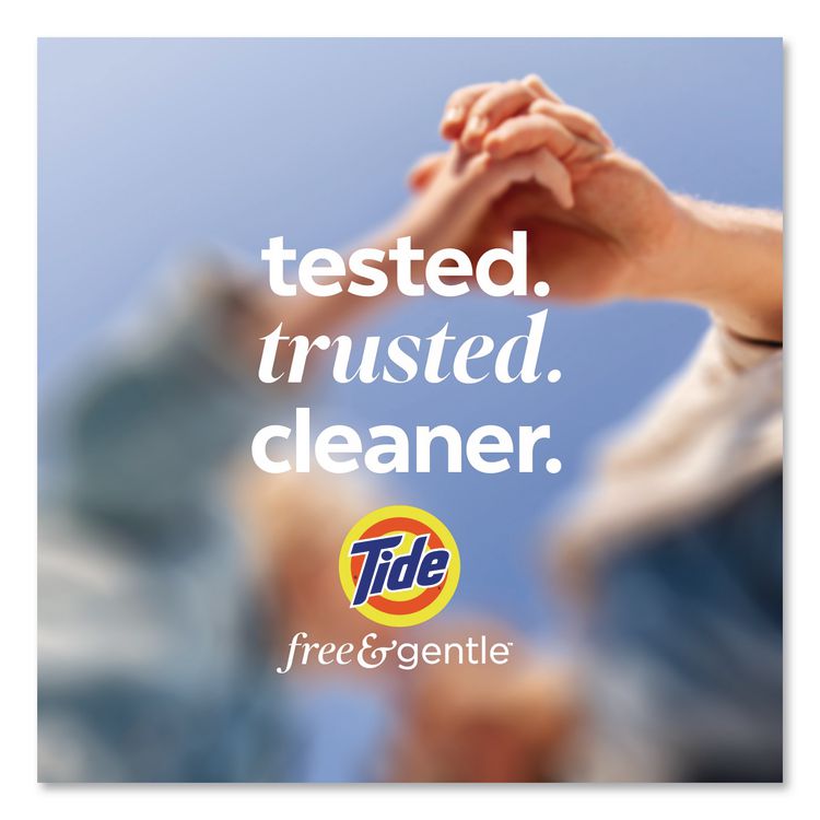 Free and Gentle Liquid Laundry Detergent, HE Compatible, 58 Loads, 77 oz Bottle, 4/Carton