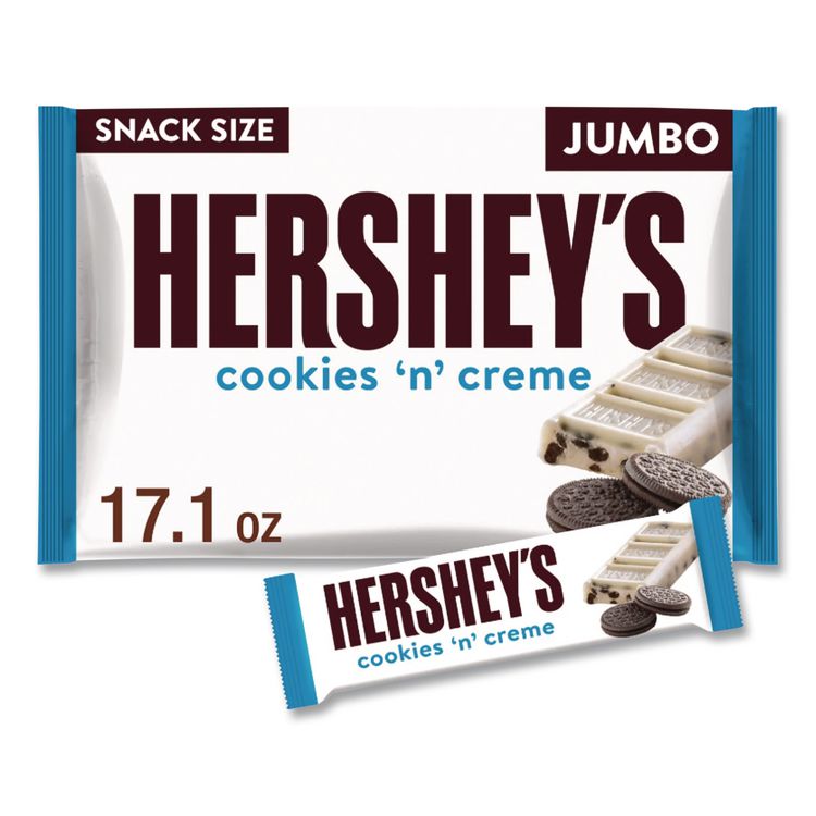 Snack Size Bars, Cookies n Creme, 17.1 oz Bag, 2/Pack