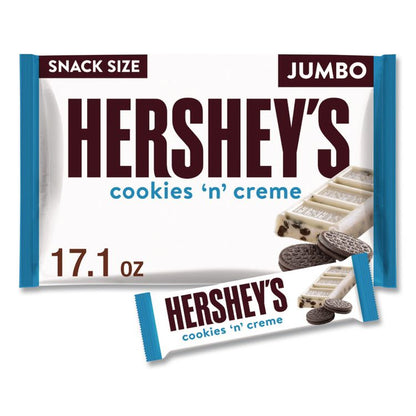 Snack Size Bars, Cookies n Creme, 17.1 oz Bag, 2/Pack
