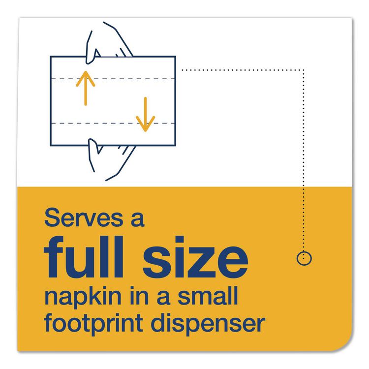 Xpressnap Fit Interfold Dispenser Napkins, 2-Ply, 6.5 x 8.4, White, 720/Pack, 6 Packs/Carton